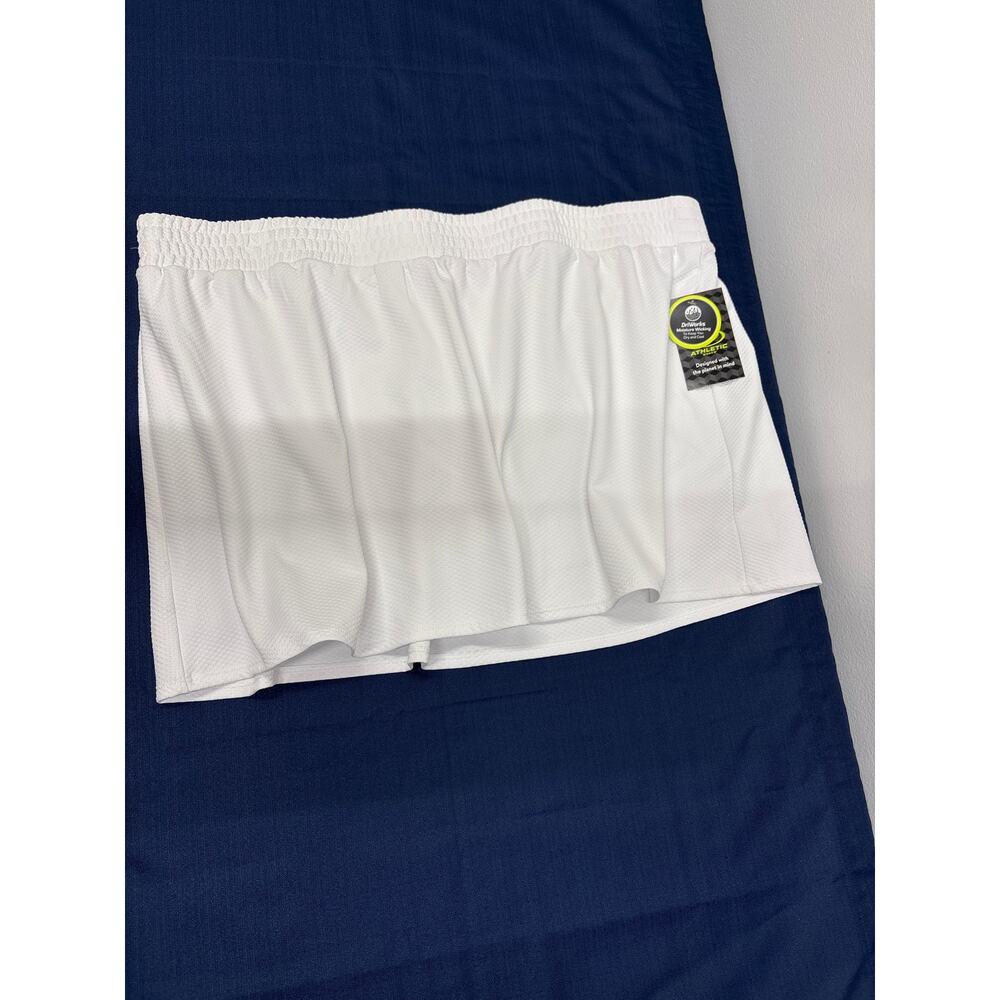 New Athletic works vivid white women’s Mesh skort plus size XXXL (22) skirt